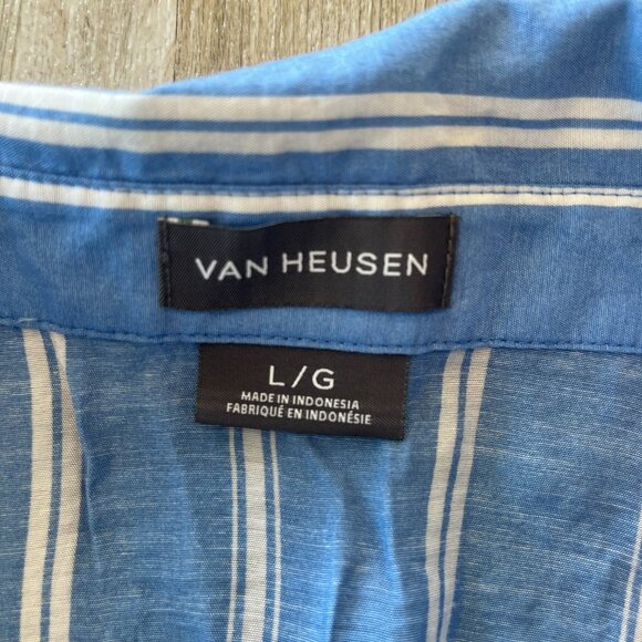 Womens Van Heusen Blue Blouse - L - Picture 5 of 5